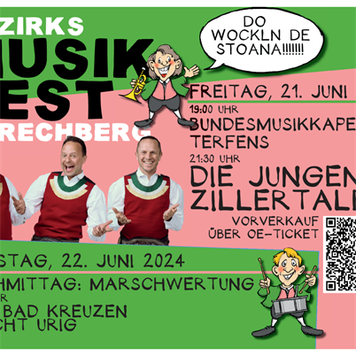 Bezirksmusikfest in Rechberg