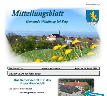 Mitteilungsblatt August 2019