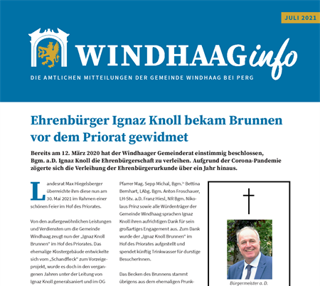 WindhaagInfo Ausgabe Juli 2021
