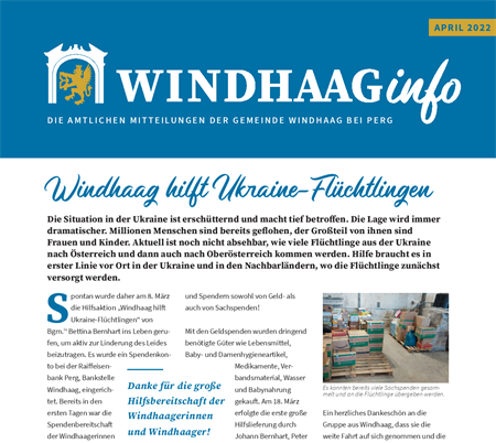 WindhaagInfo Ausgabe April 2022